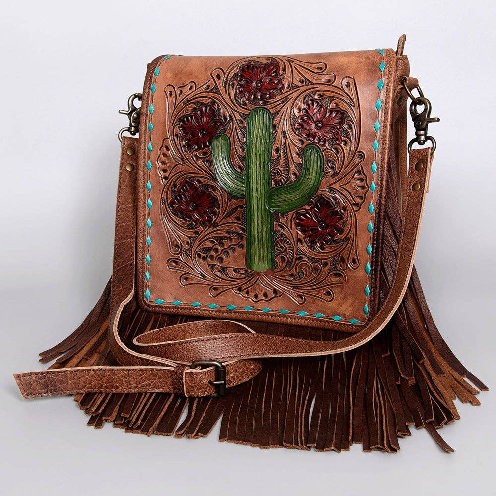 Store Cactus Leather Purse